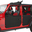 Load image into Gallery viewer, Bestop Full Fabric Doors - '20-22 Gladiator / '18-22 Wrangler JL (Front; Black Diamond) 51750-35