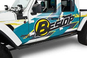 Bestop Granite Series Rock Rail (Matte Black) 44972-01 fits 2020-2022 Jeep Gladiator - Main Product View