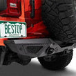 Load image into Gallery viewer, Bestop Granite Series(TM) Rear Bumper 44961-01 fits 2018-2022 Jeep Wrangler - Main Product View