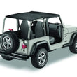 Load image into Gallery viewer, Bestop Header Bikini (Black Denim) 52531-15 fits 1997-2002 Jeep Wrangler TJ