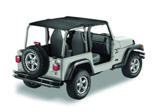 Load image into Gallery viewer, Bestop Header Bikini (Black Denim) 52531-15 fits 1997-2002 Jeep Wrangler TJ