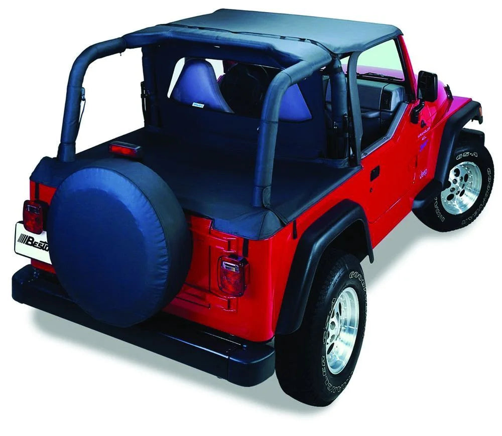 Bestop Header Bikini (Black Diamond) 52528-35 fits 2003-2006 Jeep Wrangler TJ