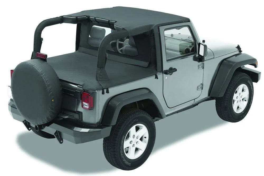 Bestop Header Bikini (Black Diamond) 52580-35 fits 2007-2009 Jeep Wrangler JK 2-Door