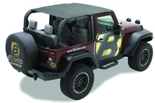 Load image into Gallery viewer, Bestop Header Bikini (Black Diamond) 52583-35 fits 2010-2017 Jeep Wrangler JK 2-Door