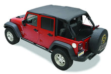Load image into Gallery viewer, Bestop Header Bikini (Black Diamond) 52584-35 fits 2010-2017 Jeep Wrangler JK 4-Door - Side View