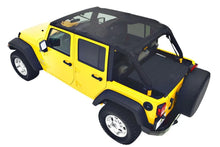 Load image into Gallery viewer, Bestop Header Cable Style Bikini (Mesh) 52594-11 fits 2010-2017 Jeep Wrangler JK 4-Door - Side View