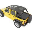Load image into Gallery viewer, Bestop Header Cable Style Bikini (Mesh) 52594-11 fits 2010-2017 Jeep Wrangler JK 4-Door - Main Product View