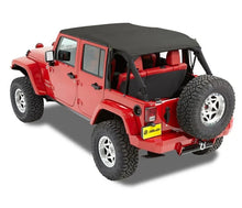 Load image into Gallery viewer, Bestop Header Safari Cable Style Bikini - '10-18 Wrangler JK 4-Door (Black Diamond) 52594-35