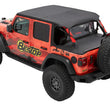 Load image into Gallery viewer, Bestop Header Safari Cable Style Bikini - '18-22 Wrangler JL 4-Door (Black Diamond) 52608-35