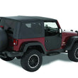 Load image into Gallery viewer, Bestop Lower Fabric Doors (Front Doors; Black Diamond) 53040-35 fits 2007-2017 Jeep Wrangler