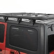 Load image into Gallery viewer, Bestop Roof Rack (Black) 41471-01 fits 2018-2022 Jeep Wrangler JL 4-Door - Installation View