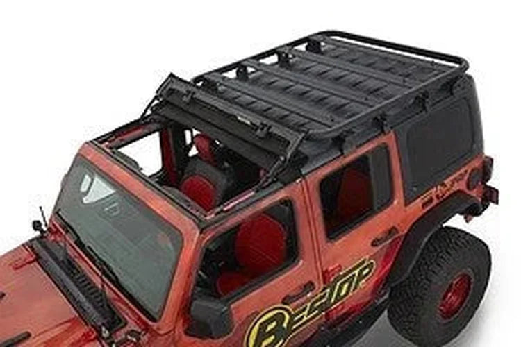 Bestop Roof Rack (Black) 41471-01 fits 2018-2022 Jeep Wrangler JL 4-Door - Additional View 6
