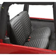 Load image into Gallery viewer, Bestop Seat Covers - Rear (Black Denim) 29221-15 fits 1997-2002 Jeep Wrangler - Side View