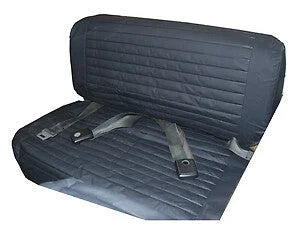 Bestop Seat Covers - Rear (Tan) 29223-04 fits 1965-1983 Jeep CJ5 / 1976-1986 Jeep CJ7 / 1987-1995 Jeep Wrangler - Side View