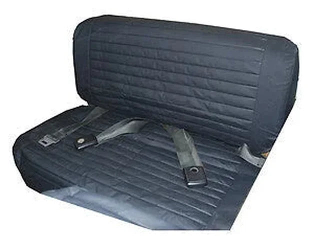 Bestop Seat Covers - Rear (Tan) 29223-04 fits 1965-1983 Jeep CJ5 / 1976-1986 Jeep CJ7 / 1987-1995 Jeep Wrangler - Side View