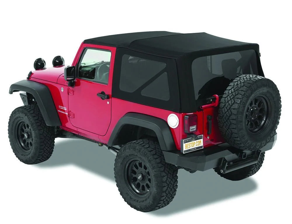 Bestop Supertop (Black Twill) 54822-17 fits 2007-2017 Jeep Wrangler