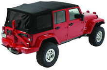 Load image into Gallery viewer, Bestop Supertop (Black Twill) 54823-17 fits 2007-2017 Jeep Wrangler - Side View