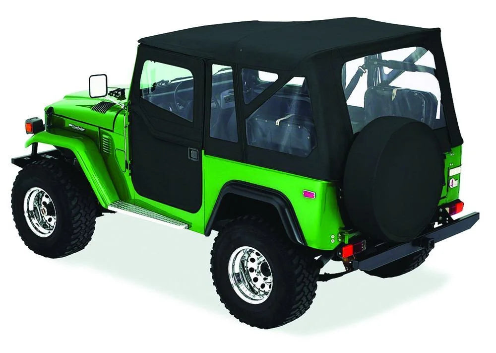 Bestop Supertop Classic - (Black Denim; Clear Windows) 51464-15 fits 1964-1984 Toyota Land Cruiser