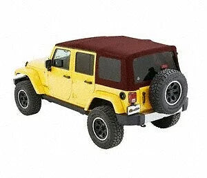Bestop Supertop (Crushed Red Pepper Twill) 54823-68 fits 2007-2017 Jeep Wrangler