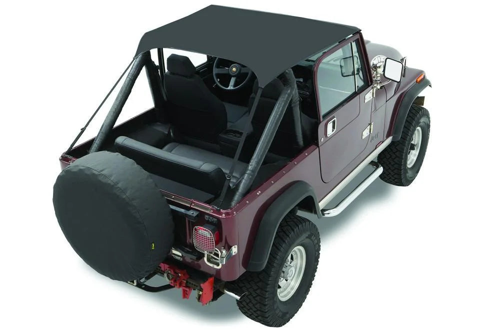 Bestop Traditional Bikini - (Black Crush) 52507-01 fits 1976-1983 Jeep CJ5