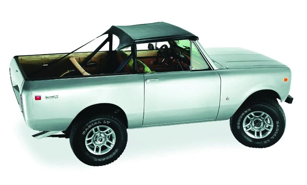 Bestop Traditional Bikini - (Black Crush) 52550-01 fits 1972-1980 International Scout II