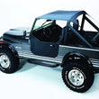 Load image into Gallery viewer, Bestop Traditional Bikini Top 52508-09 fits 1976-1986 Jeep CJ7 / 1981-1985 Jeep Scrambler / 1987-1991 Jeep Wrangler
