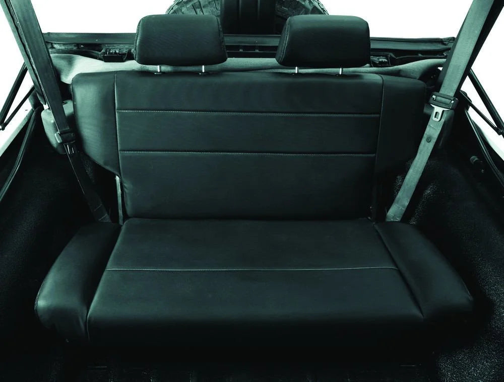 Bestop Trailmax Fold-N-Tumble Rear Bench Seat 39440-01 fits 1959-1983 Jeep CJ5 / 1976-1986 Jeep CJ7 / 1955-1958 Jeep Willy...