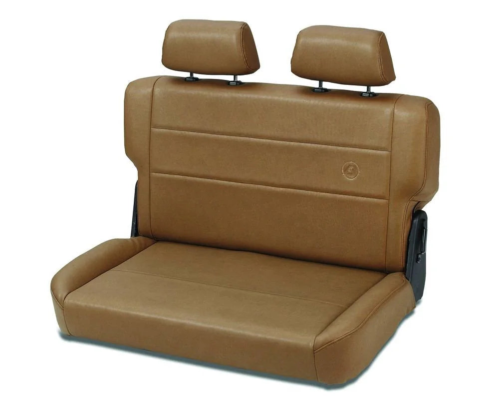 Bestop Trailmax Fold-N-Tumble Rear Bench Seat 39440-37 fits 1959-1983 Jeep CJ5 / 1976-1986 Jeep CJ7 / 1955-1958 Jeep Willy...