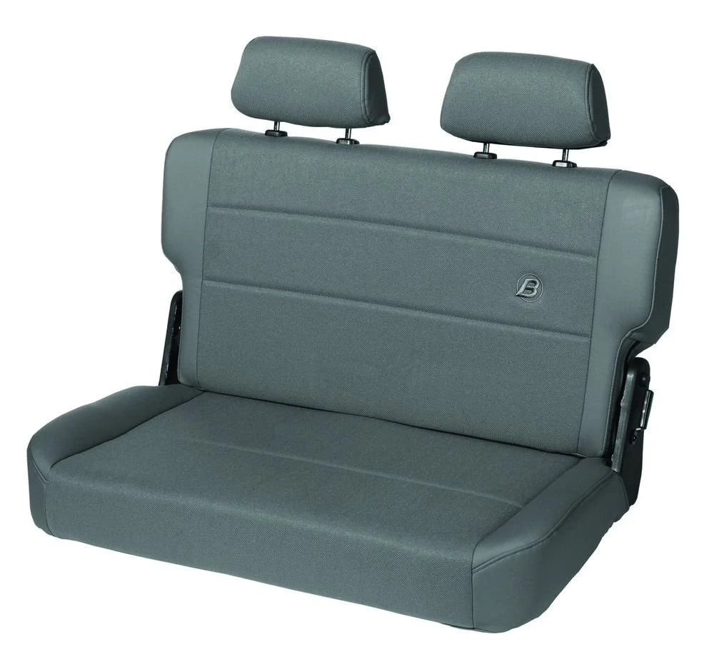 Bestop Trailmax Fold-N-Tumble Rear Bench Seat 39441-09 fits 1959-1983 Jeep CJ5 / 1976-1986 Jeep CJ7 / 1955-1958 Jeep Willy...