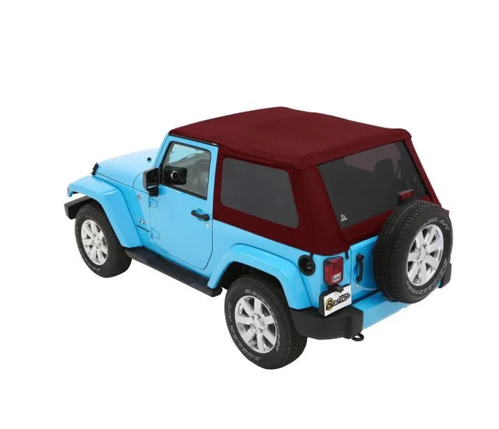 Bestop Trektop - '07-18 Wrangler JK 2-Door (Crushed Red Pepper Twill) 56852-68