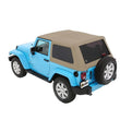 Load image into Gallery viewer, Bestop Trektop - '07-18 Wrangler JK 2-Door (Pebble Beige Twill) 56852-74