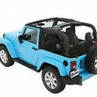 Load image into Gallery viewer, Bestop Trektop (Black Diamond) 56452-35 fits 2007-2018 Jeep Wrangler JK 2-Door - Side View