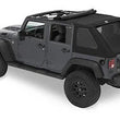 Load image into Gallery viewer, Bestop Trektop (Black Diamond) 56453-35 fits 2007-2018 Jeep Wrangler JK 4-Door - Installation View