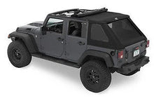 Load image into Gallery viewer, Bestop Trektop (Black Twill) 56453-17 fits 2007-2018 Jeep Wrangler JK 4-Door - Side View