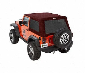 Bestop Trektop - (Crushed Red Pepper Twill) 54922-68 fits 2007-2017 Jeep Wrangler