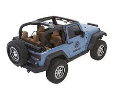 Load image into Gallery viewer, Bestop Trektop Glide (Black Diamond) 54422-35 fits 2007-2018 Jeep Wrangler JK 2-Door - Back View