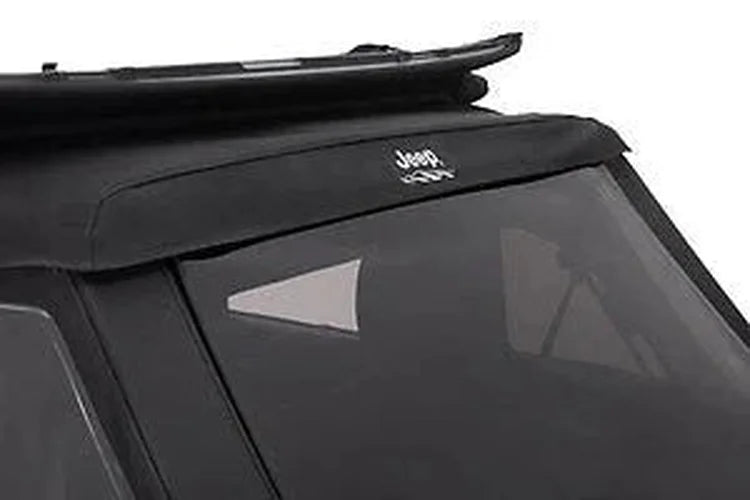 Bestop Trektop Glide (Black Diamond) 54422-35 fits 2007-2018 Jeep Wrangler JK 2-Door - Installation View