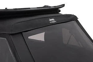 Bestop Trektop Glide (Black Twill) 54422-17 fits 2007-2018 Jeep Wrangler JK 2-Door - Side View