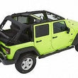 Load image into Gallery viewer, Bestop Trektop Glide (Black Twill) 54423-17 fits 2007-2018 Jeep Wrangler JK 4-Door - Main Product View