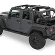 Load image into Gallery viewer, Bestop Trektop Glide (Black Twill) 54423-17 fits 2007-2018 Jeep Wrangler JK 4-Door - Side View