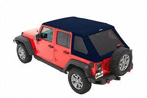 Bestop Trektop - (Navy Blue Twill) 56853-69 fits 2007-2017 Jeep Wrangler