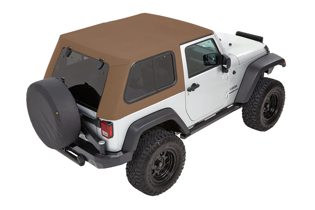 Bestop Trektop Pro - '07-18 Wrangler JK 2-Door (Tan Twill) 54862-71