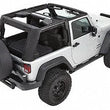 Load image into Gallery viewer, Bestop Trektop Pro (Black Twill) 54462-17 fits 2007-2018 Jeep Wrangler JK 2-Door - Installation View