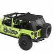 Load image into Gallery viewer, Bestop Trektop Pro (Black Twill) 54463-17 fits 2007-2018 Jeep Wrangler JK 4-Door - Side View