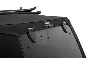 Bestop Trektop Pro (Black Twill) 54463-17 fits 2007-2018 Jeep Wrangler JK 4-Door - Detail View