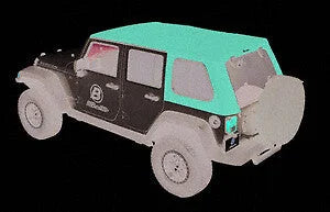 Bestop Trektop Pro - (Crushed Red Pepper Twill) 54863-68 fits 2007-2017 Jeep Wrangler