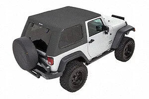 Bestop Trektop Pro - (Granite Grey Twill) 54862-70 fits 2007-2017 Jeep Wrangler