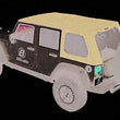 Load image into Gallery viewer, Bestop Trektop Pro - (Navy Blue Twill) 54863-69 fits 2007-2017 Jeep Wrangler