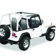 Load image into Gallery viewer, Bestop Upper Door Sliders - (Black Denim; Single Sliding Window) 51785-15 fits 1988-1995 Jeep Wrangler