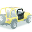 Load image into Gallery viewer, Bestop Upper Fabric Doors (Black Denim) 51782-15 fits 1988-1995 Jeep Wrangler YJ